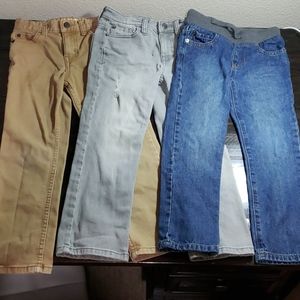 Set of 3 jeans for boys size 6